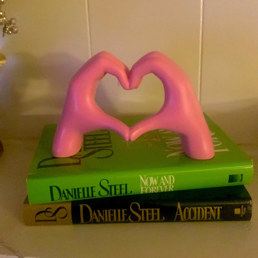 Heart Hands Sculpture